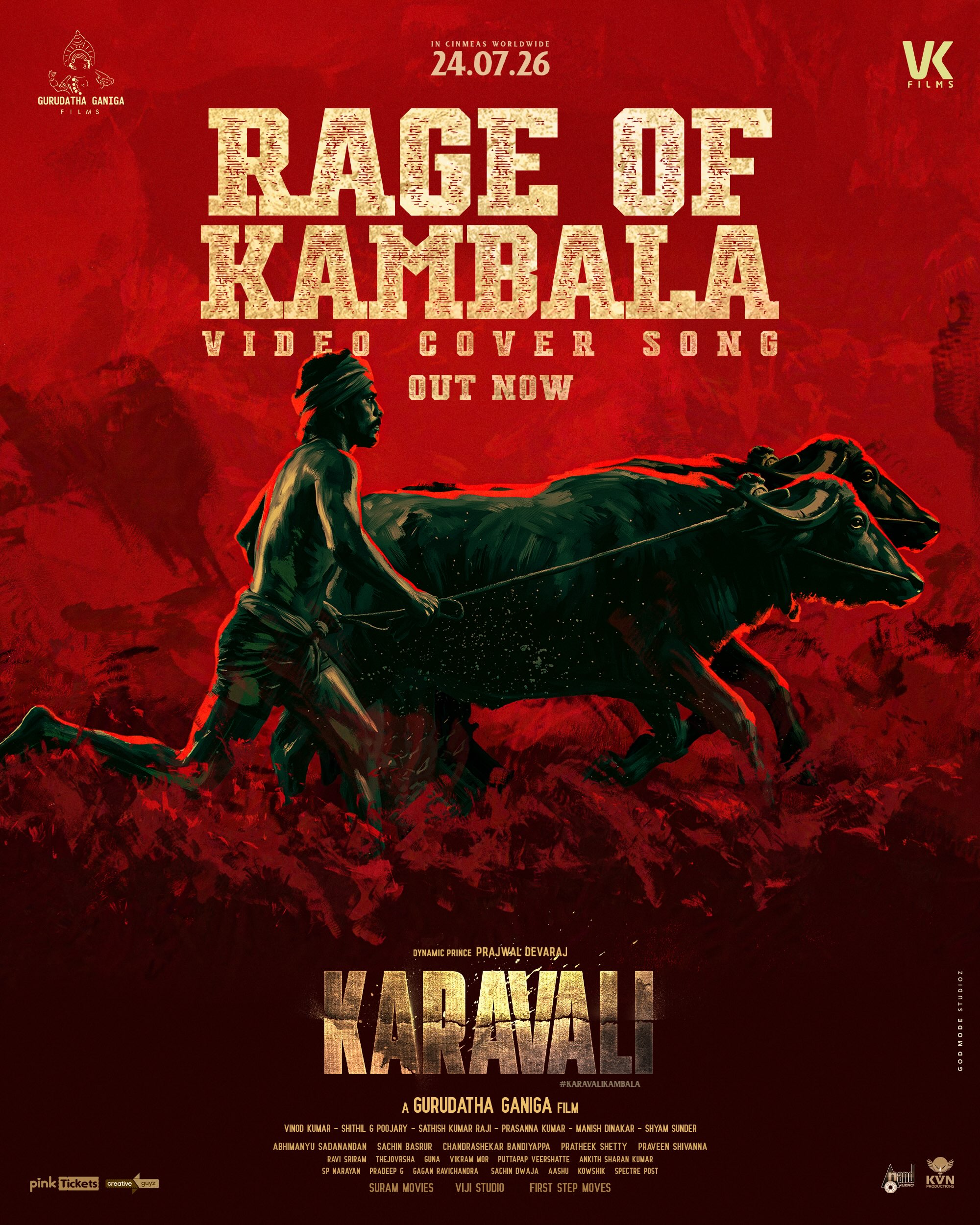Rage of Kambala Karavali song poster