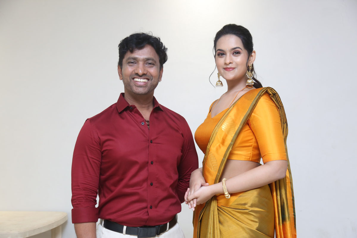 Abhinaya Krishna and Samaira posing at Karmakhya event