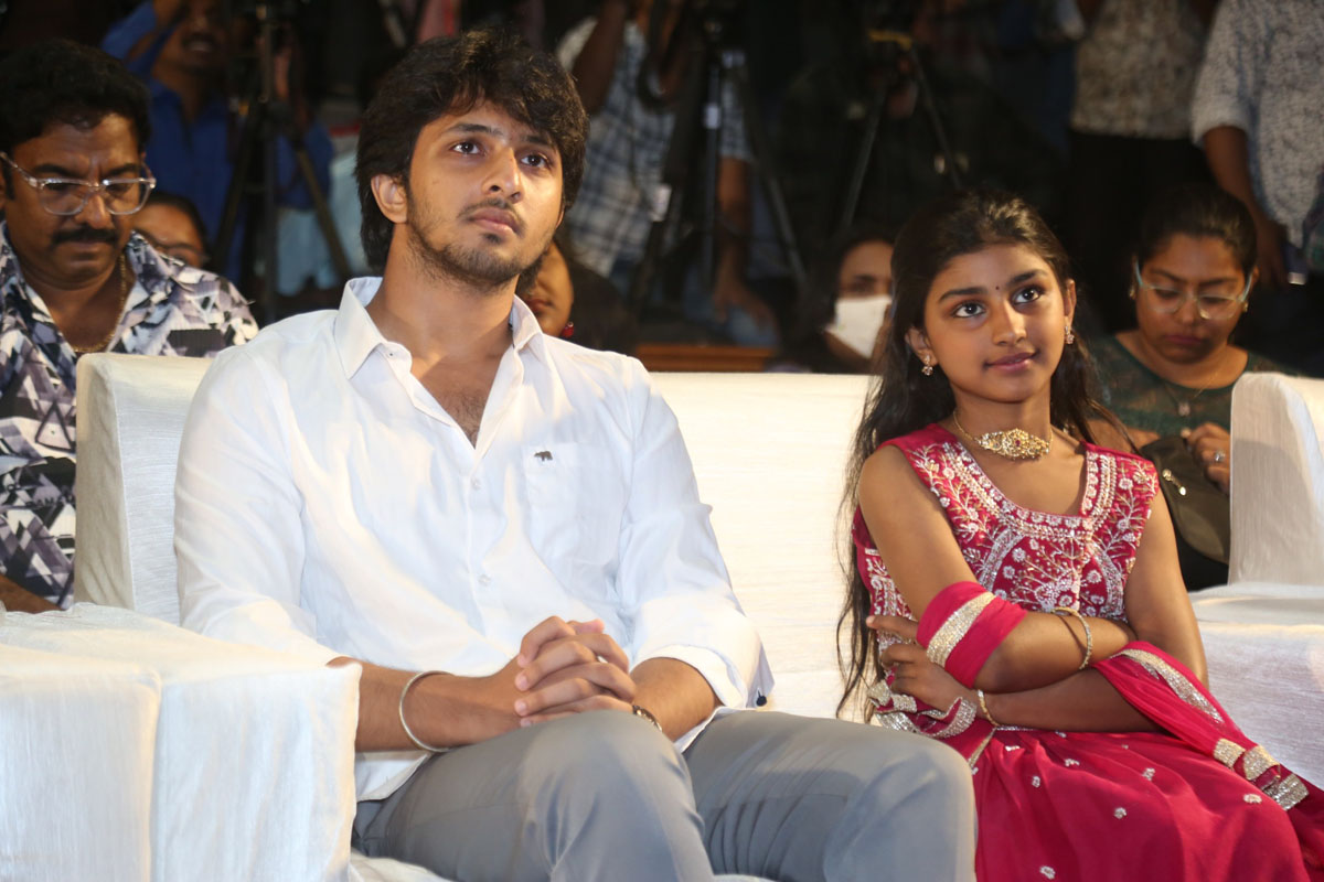 Vaishnav and Jashwitha at Karmakhya event