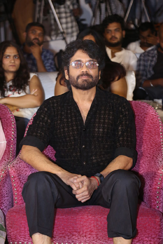 King Nagarjuna at Lenin pre-release event.