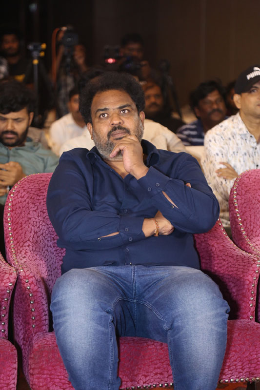 Director Murali Kishor Abburu at Lenin pre-release event.