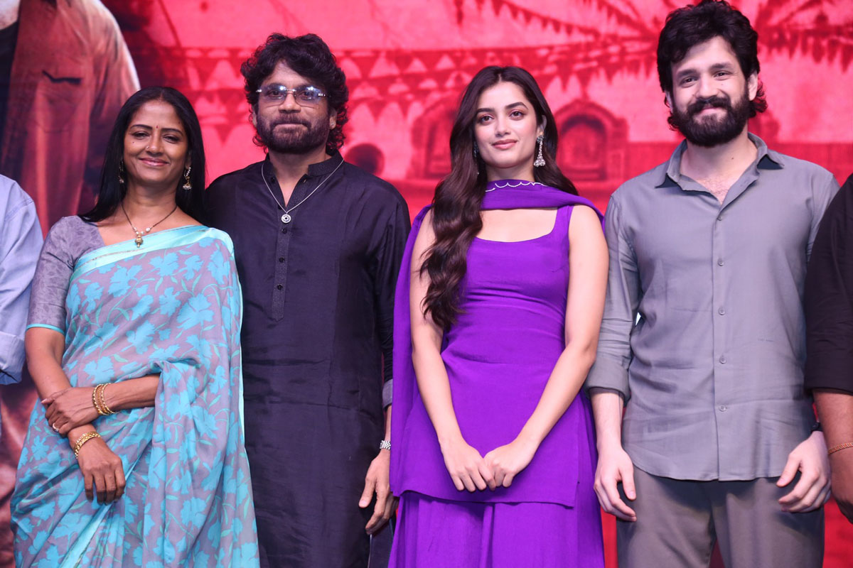 Easwari Rao Nagarjuna Akkineni Bhagyashri Borse Akhil Akkineni
