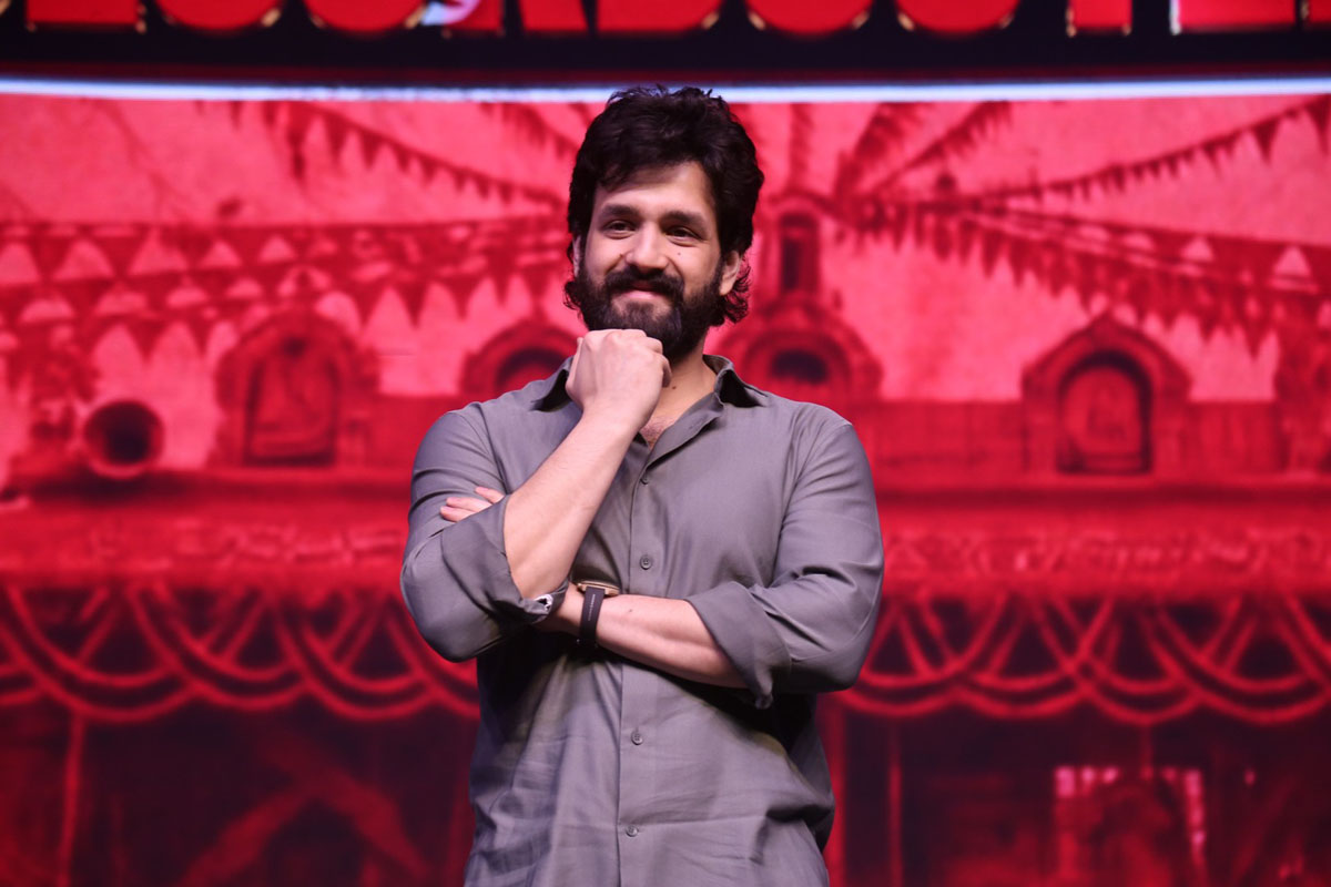 Akhil Akkineni at Lenin press meet