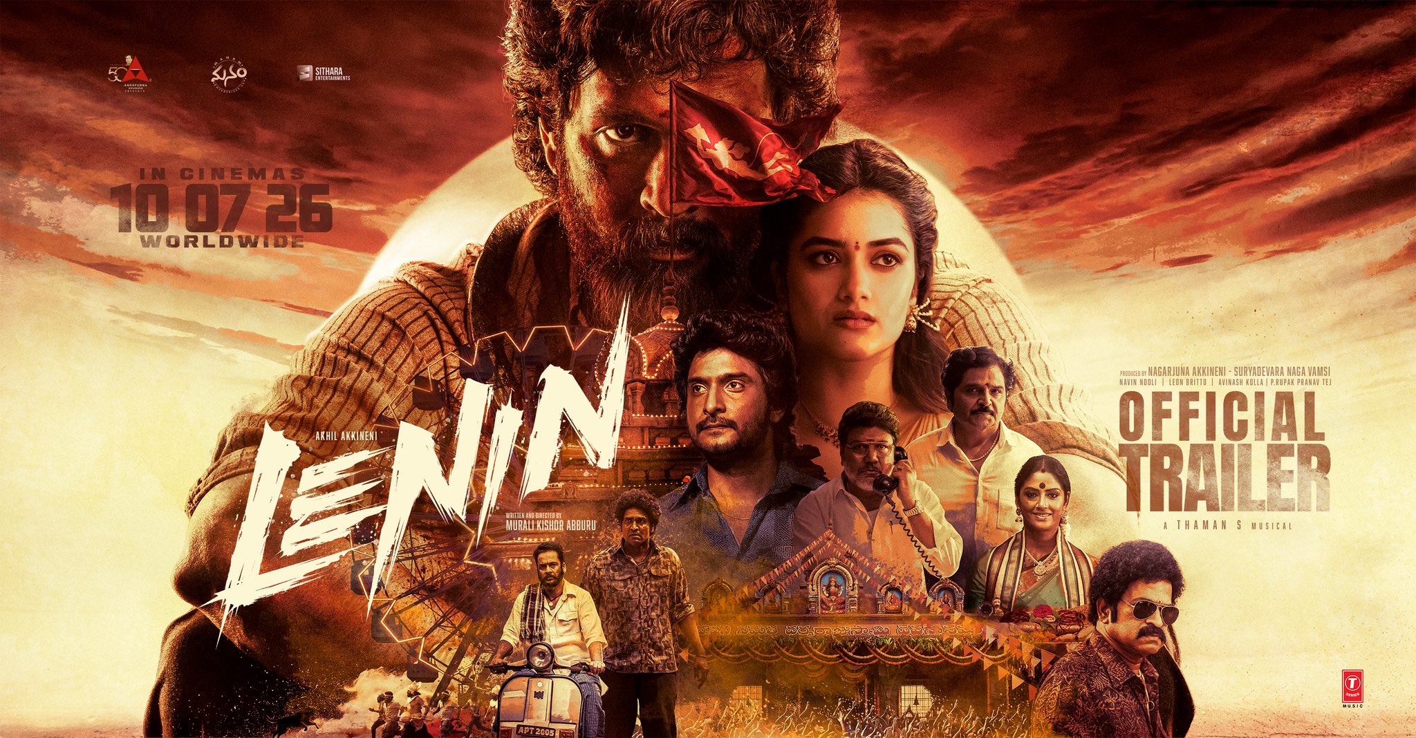 Lenin official trailer featuring Akhil Akkineni