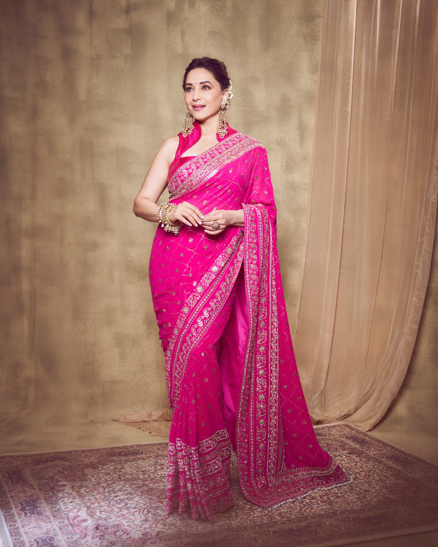 The Pink Saree That Steals Every Glance