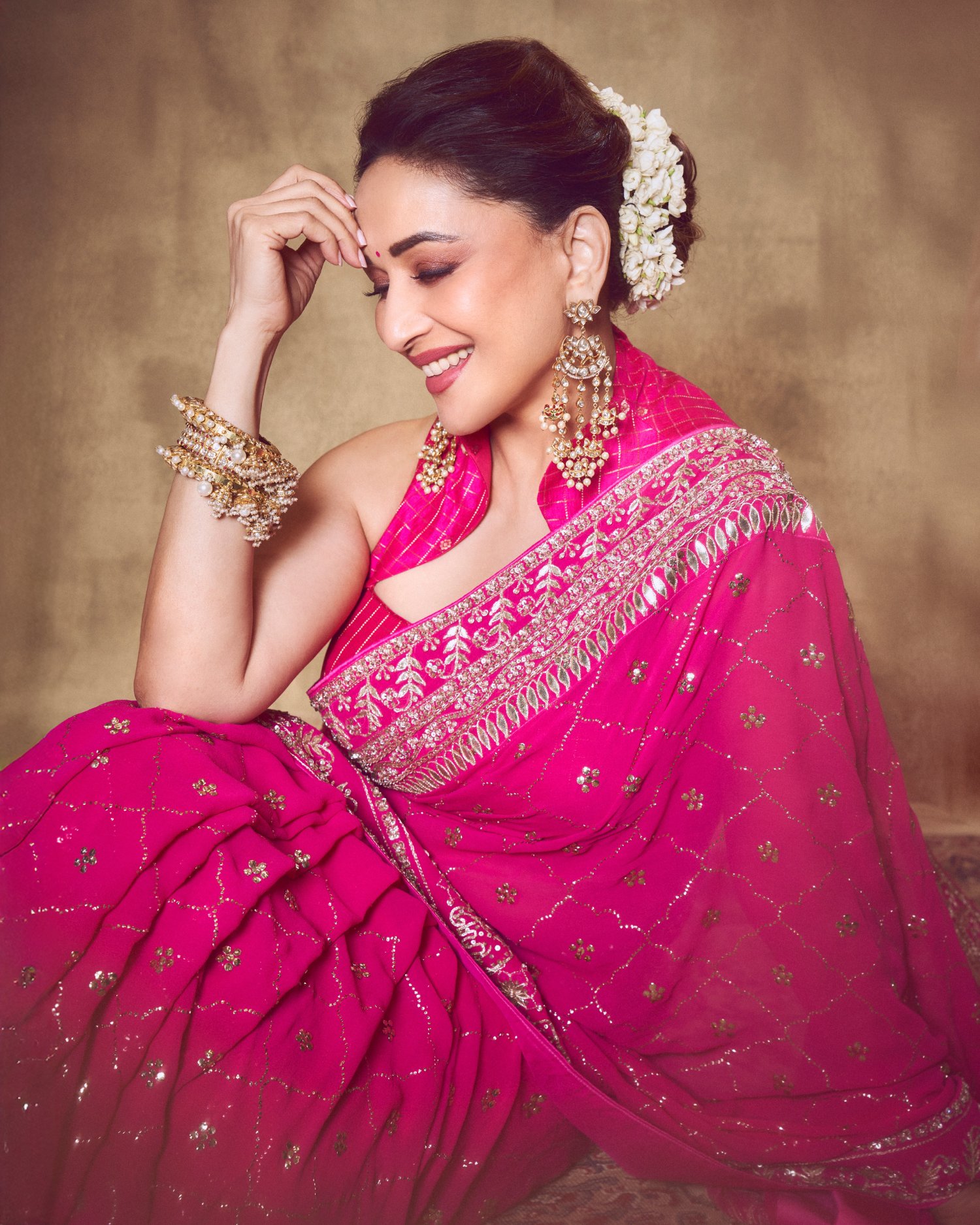 Madhuri Dixit ethnic jewellery look
