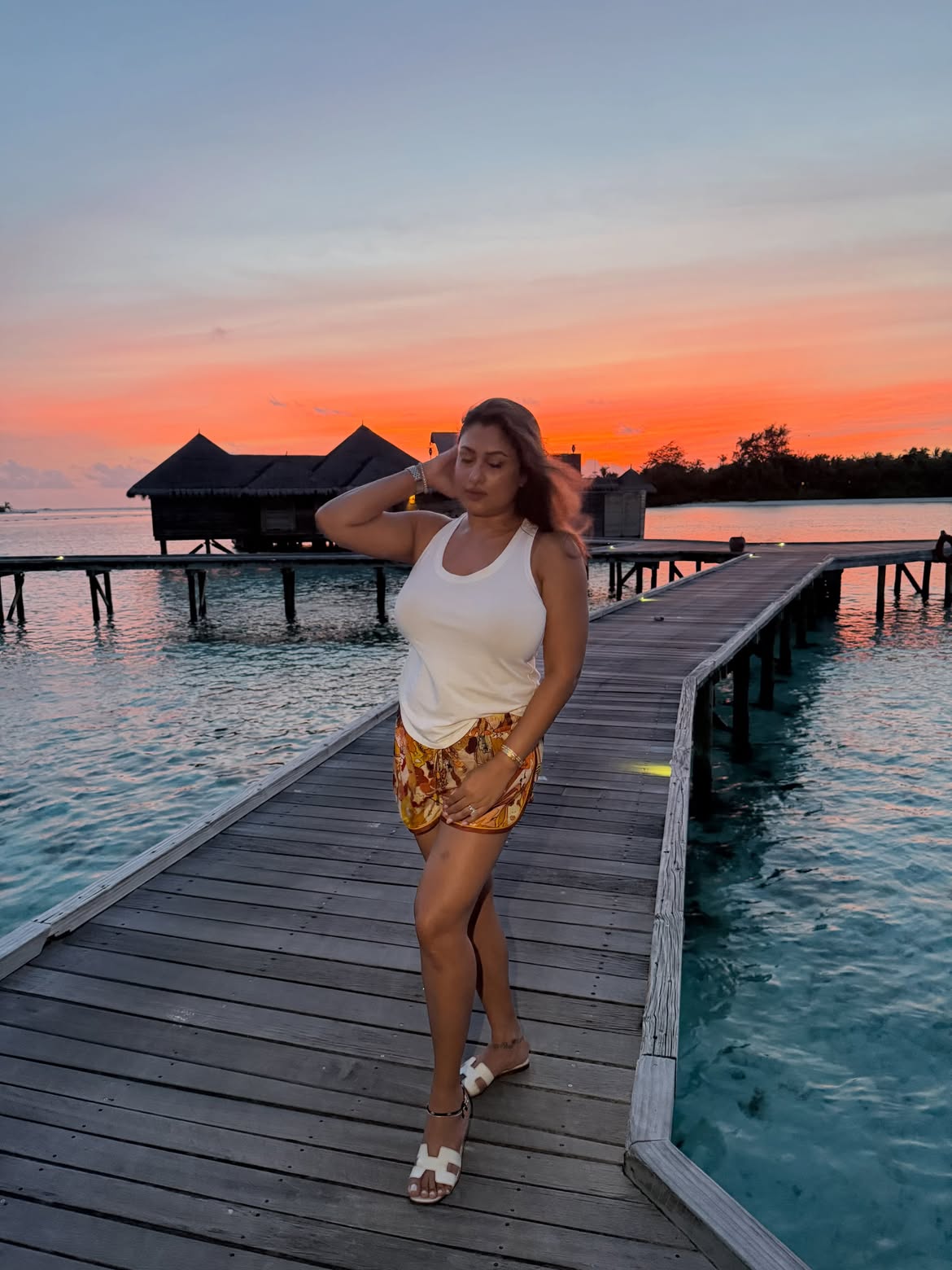 Malavika Maldives Photos
