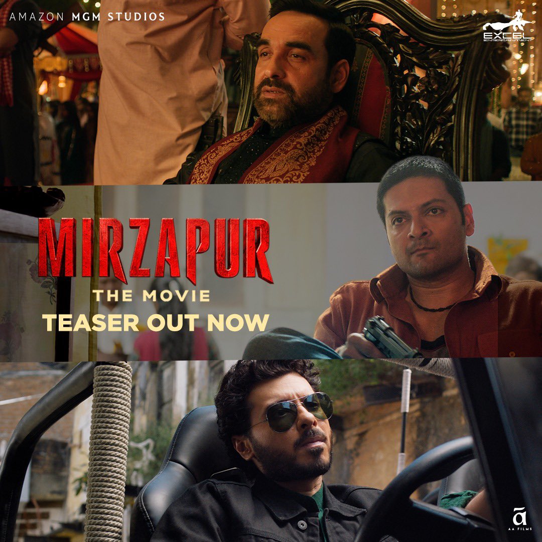 Mirzapur The Movie teaser poster releasing on September 4
