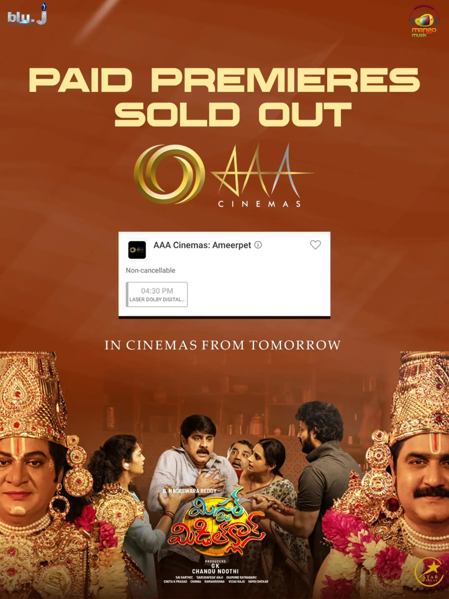 Mister Middle Class paid premiere sold out announcement