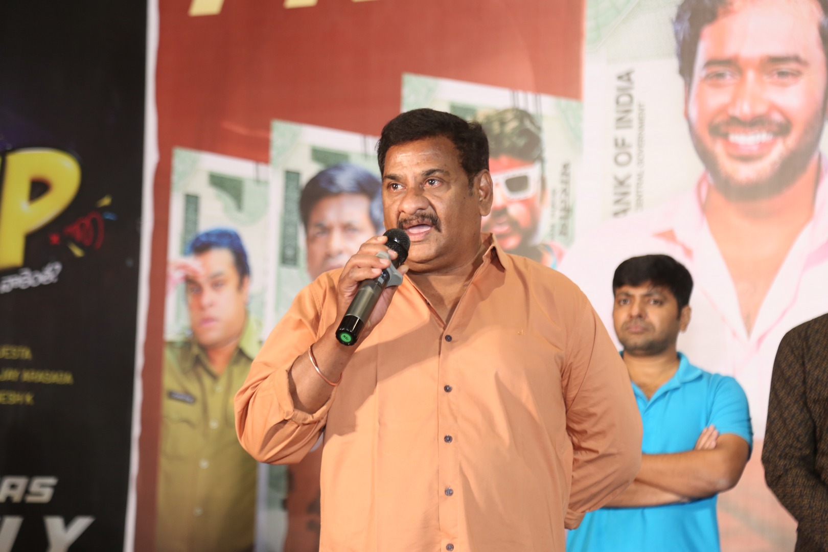 Srinivas Gadiraju speaking at M.R.P event