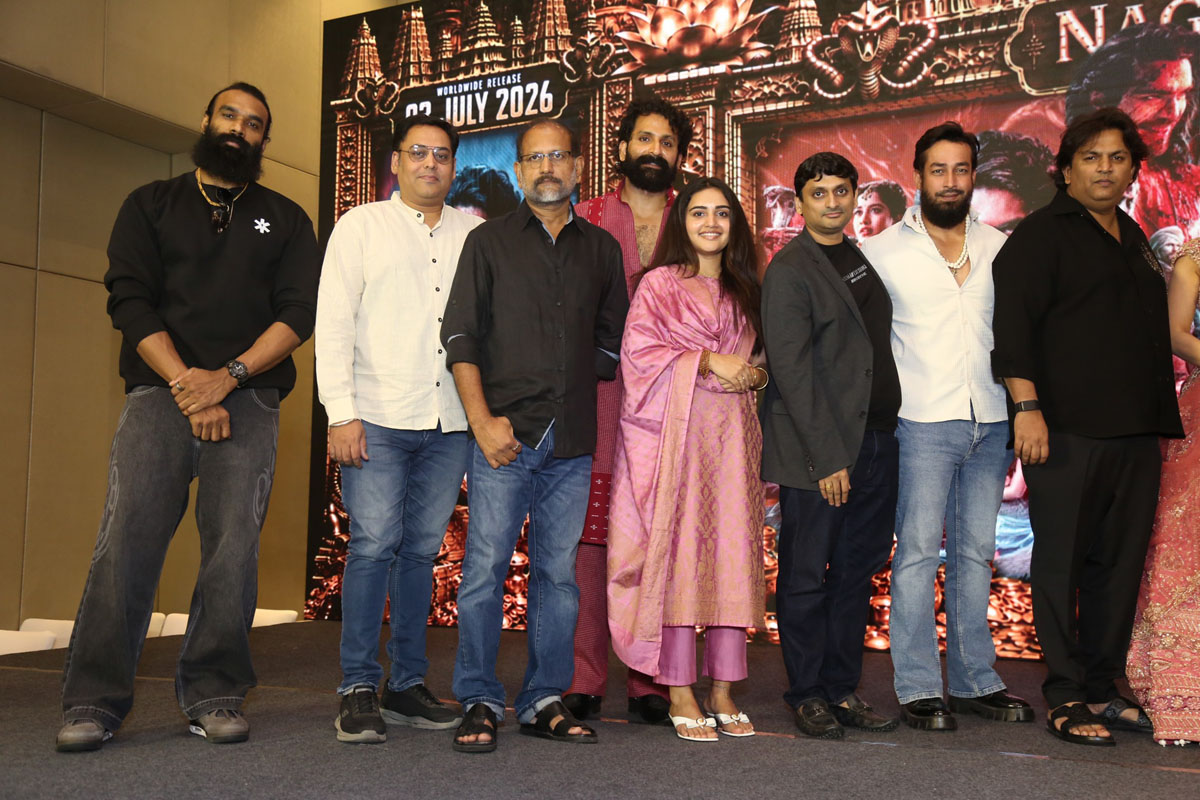 Nagabandham team at pre release event