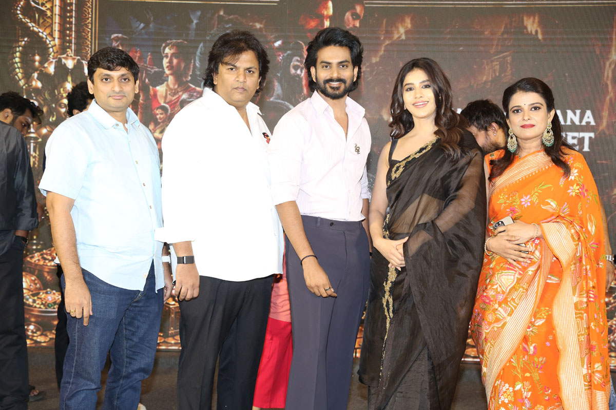 Nagabandham team posing at success meet event
