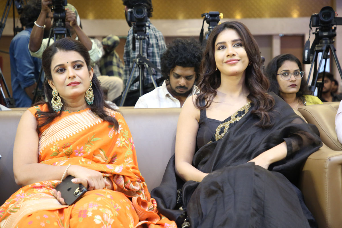 Nishitha Nagireddy and Nabha Natesh at Nagabandham event
