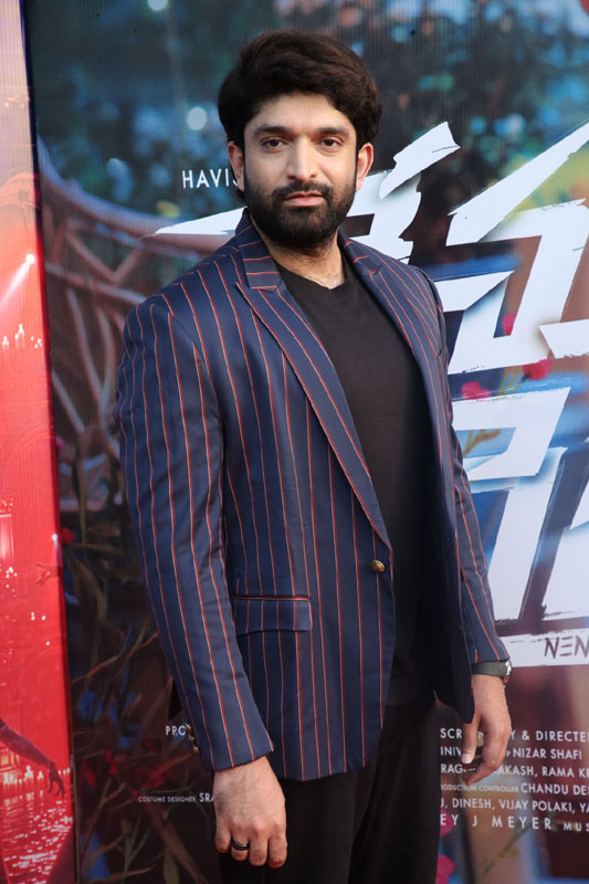 Havish posing at Nenu Ready song launch event