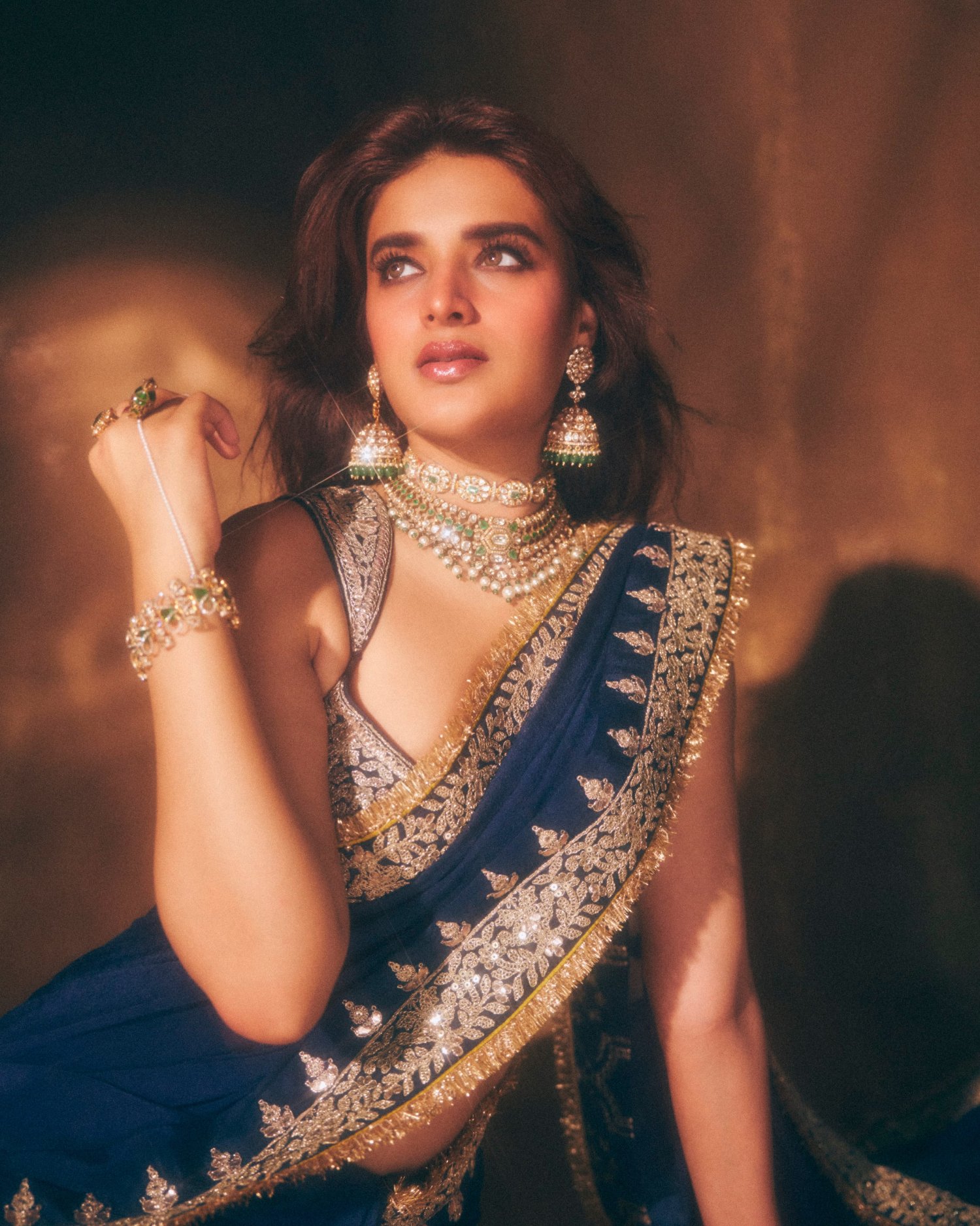 Nidhhi Agerwal regal fashion look