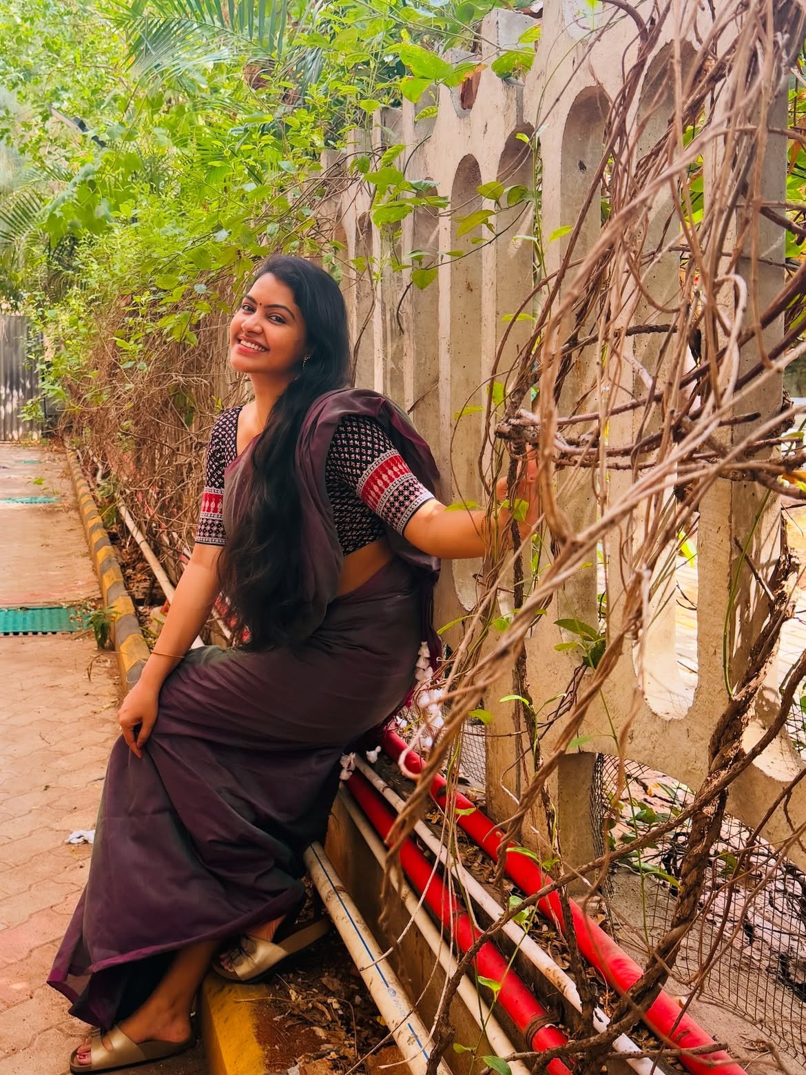 Rachitha Mahalakshmi's Latest Saree Photos Go Viral on Social Media