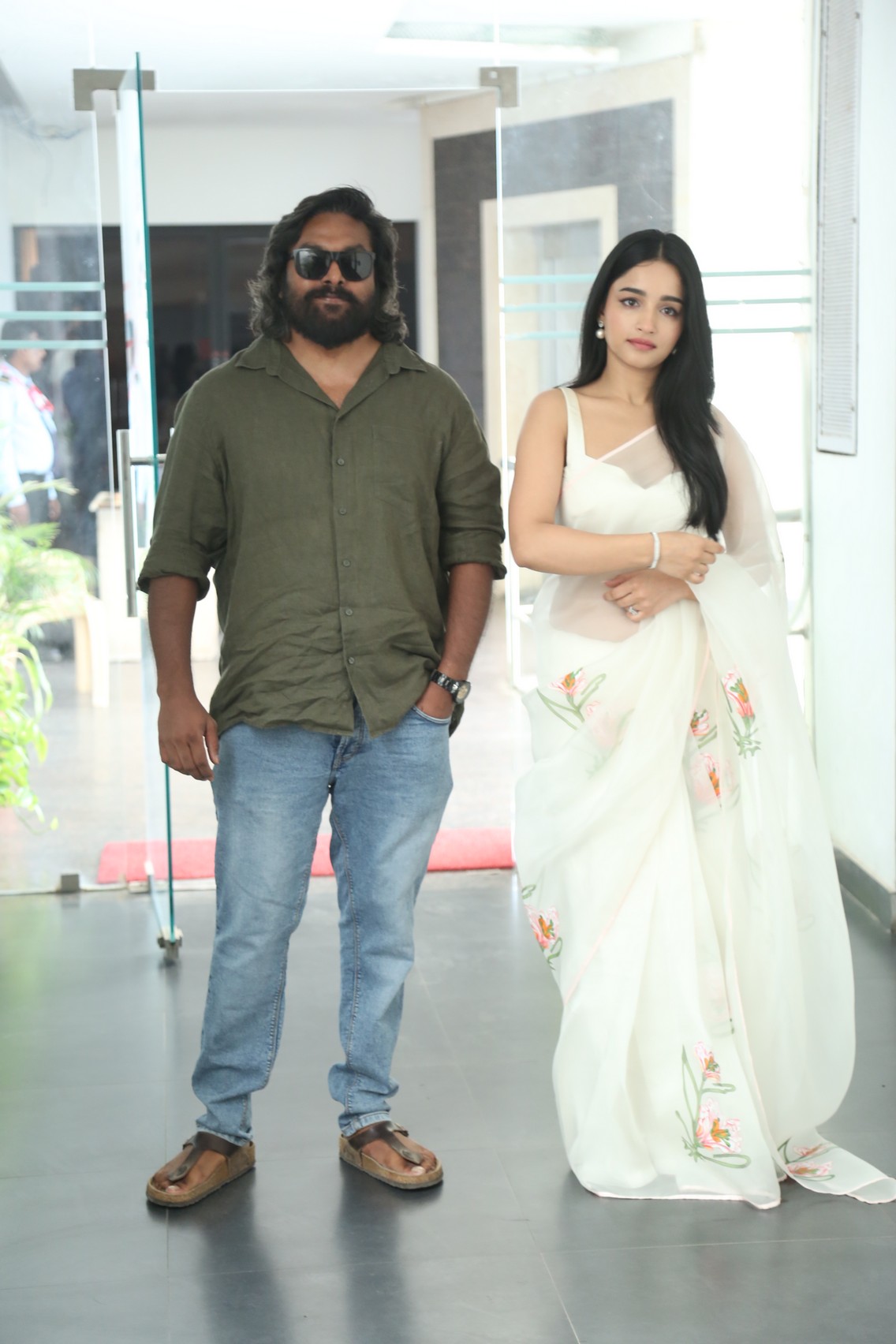 Mark K Robin and Vishakha Dhiman at Raja The Raja press meet