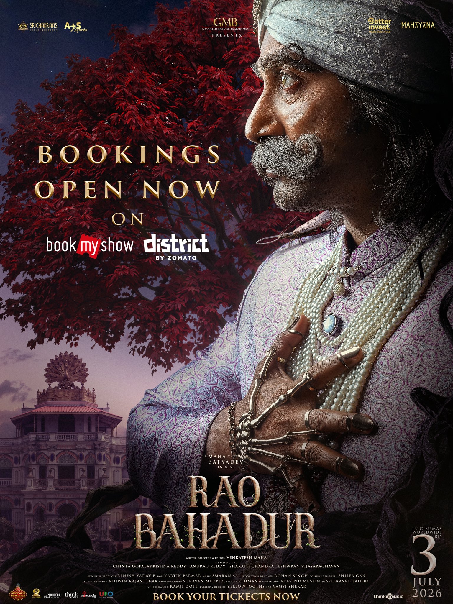 Rao Bahadur movie ticket bookings open