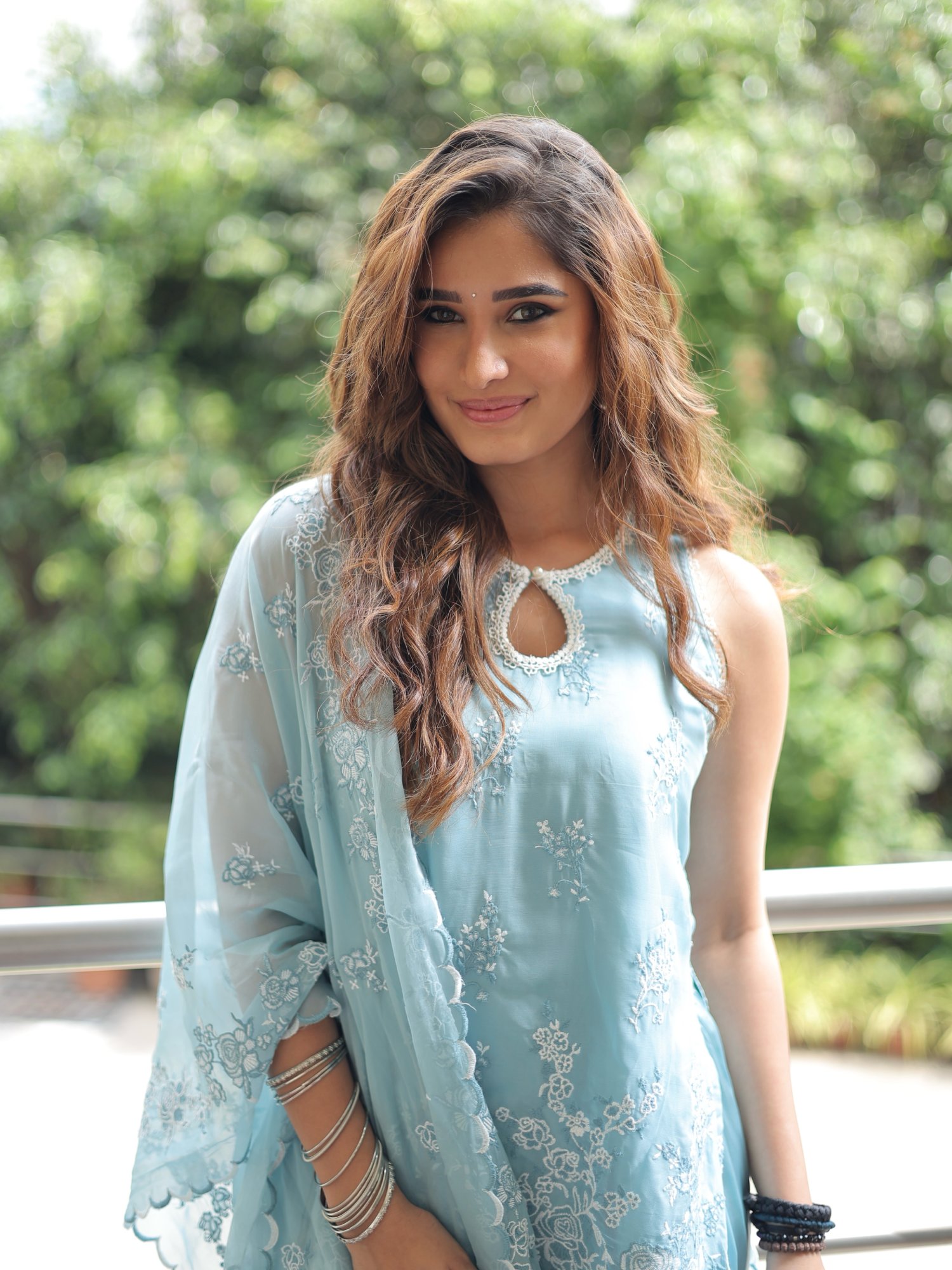 Rasha Thadani elegant traditional outfit