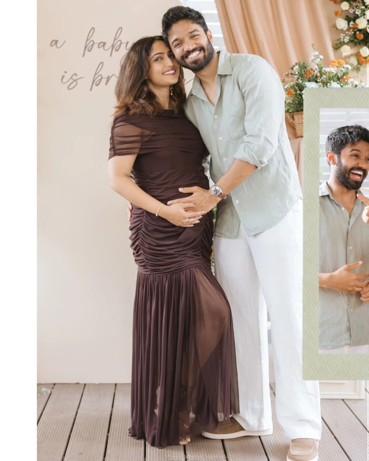 Reba Monica John baby bump photos
