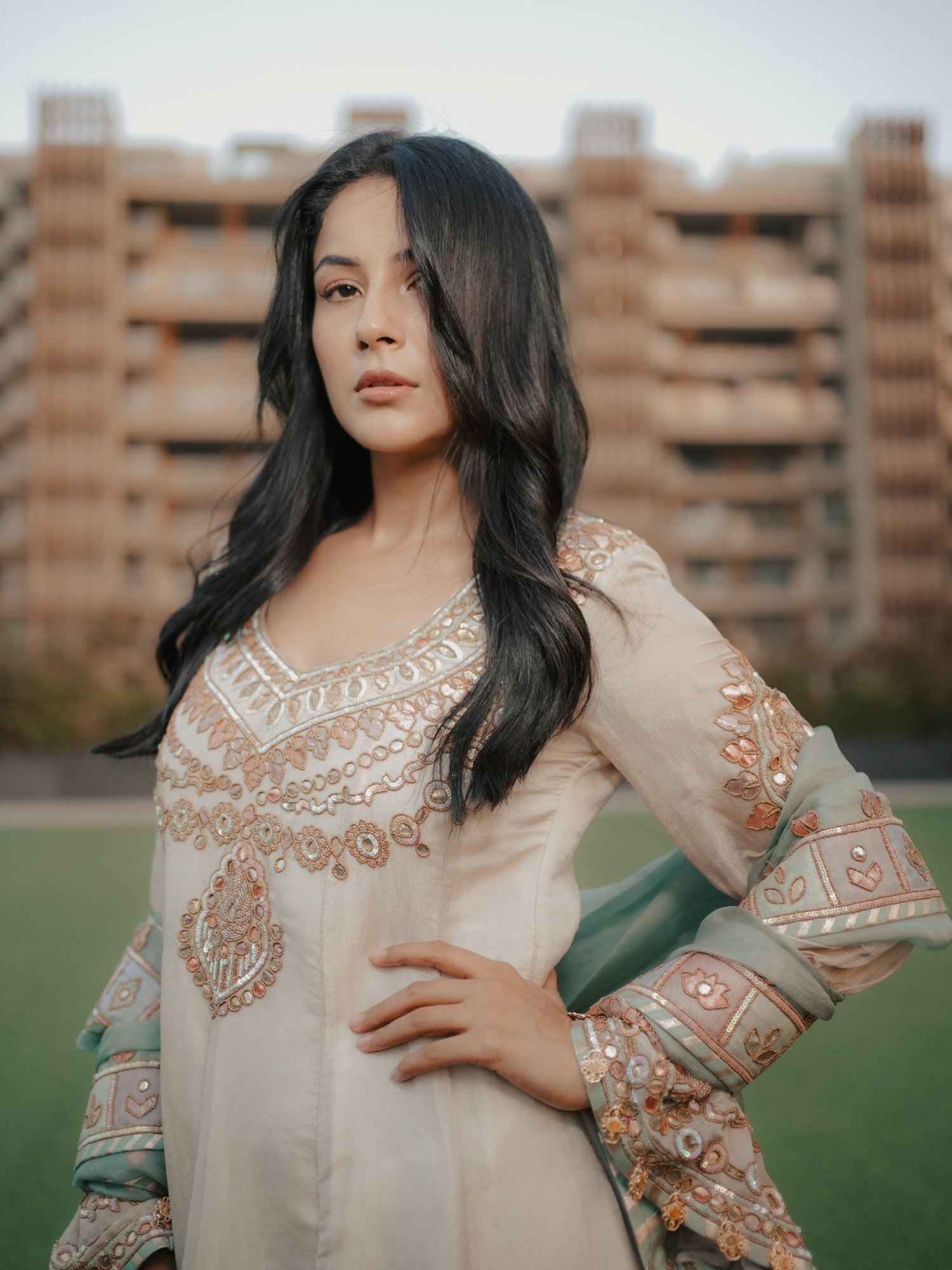 Shehnaaz Gill latest ethnic appearance