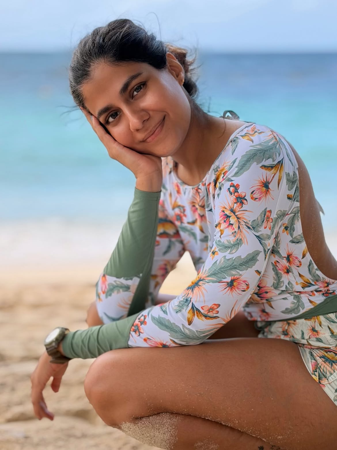 Shreya Dhan beach photos