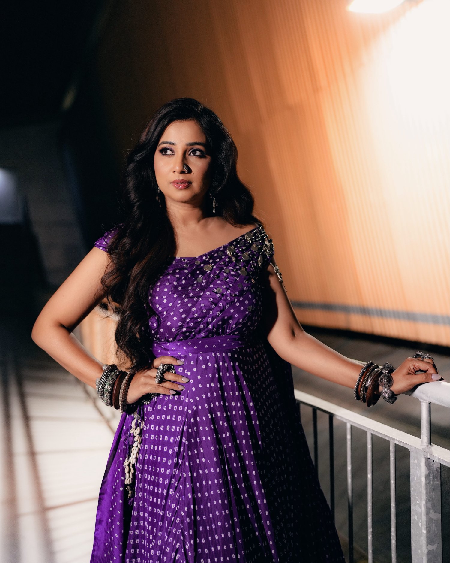 Shreya Ghoshal traditional attire