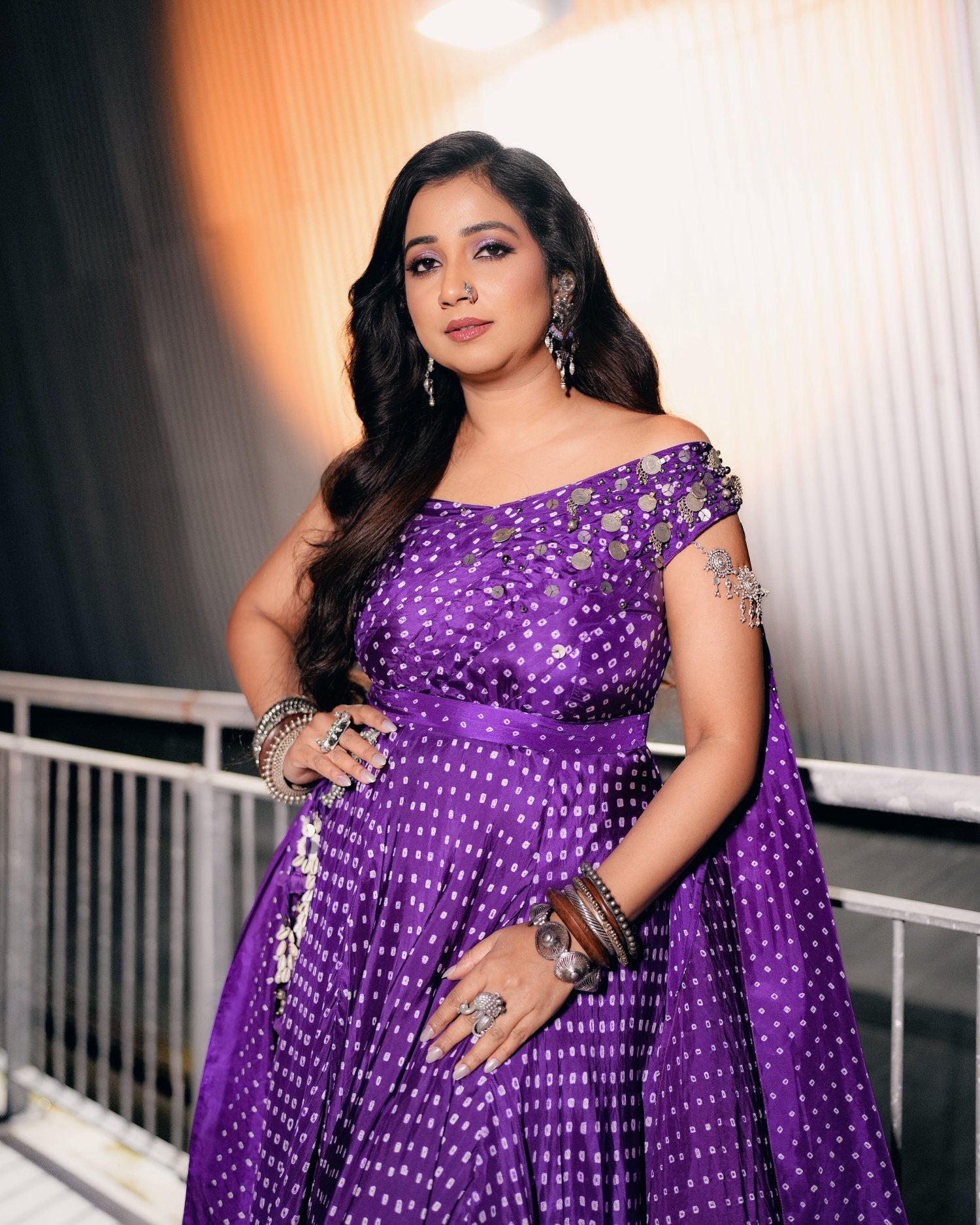 Shreya Ghoshal beauty look