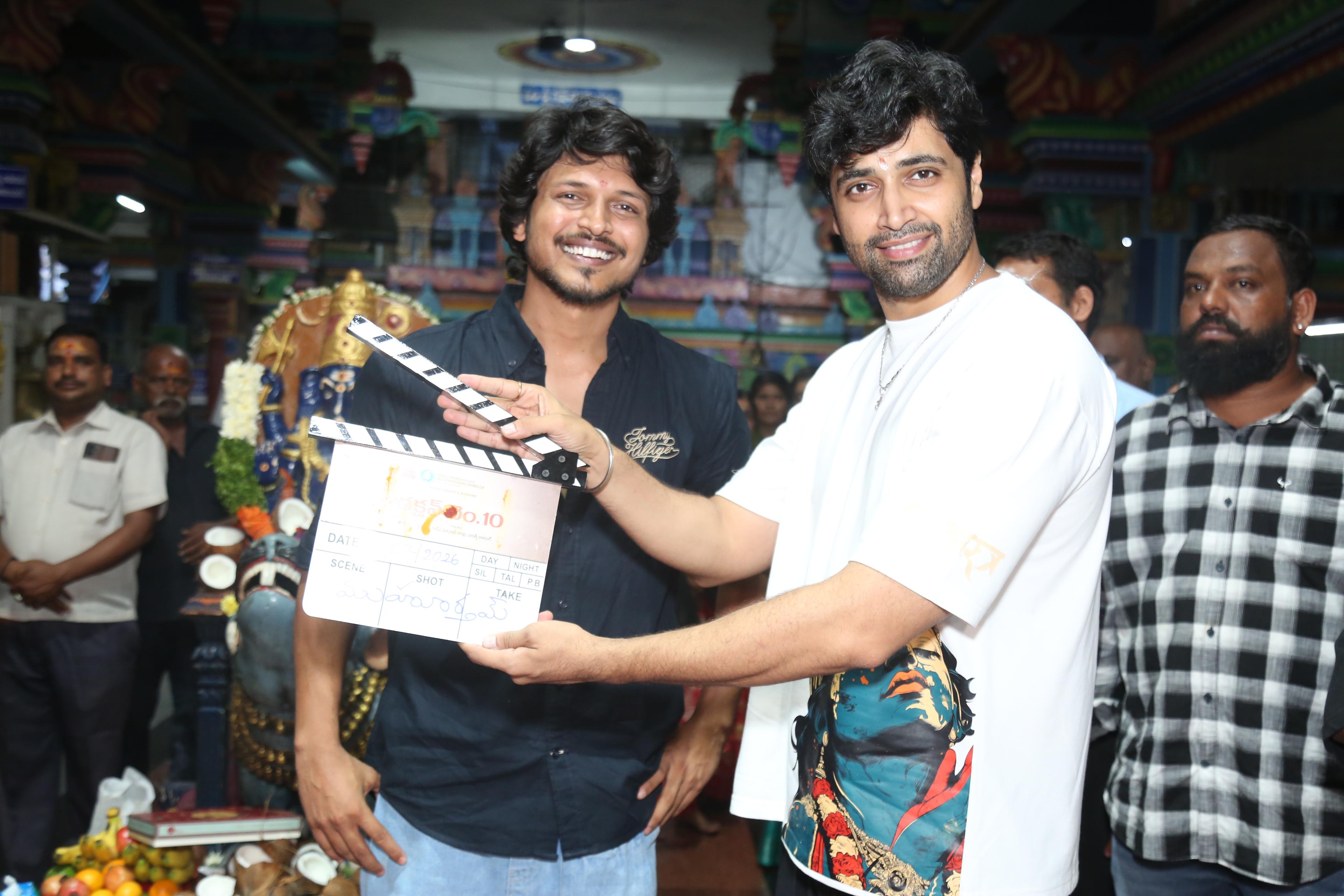 Production No. 10 clapboard ceremony