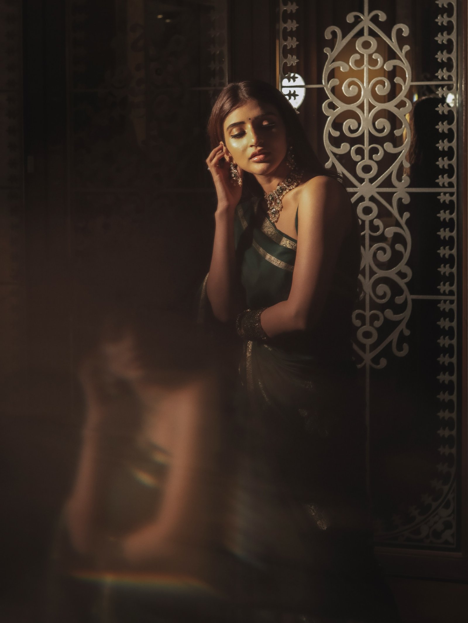 Sreeleela celebrity saree gallery