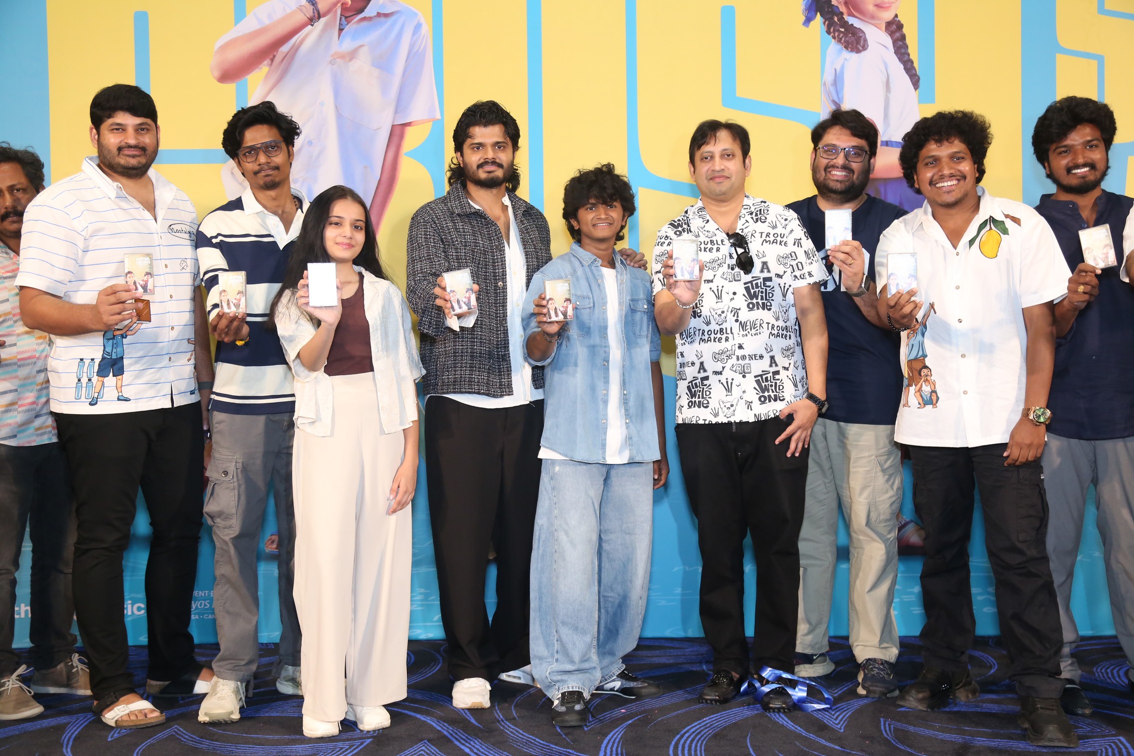 Summer Holidays team at song launch event