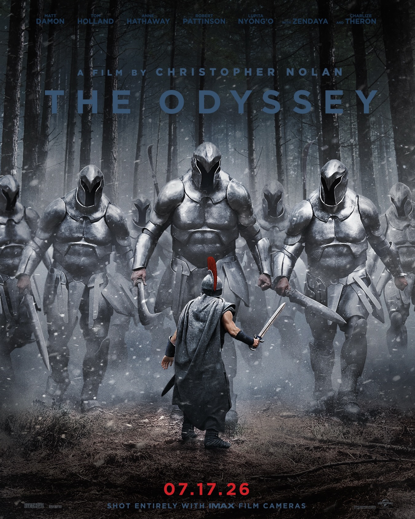 The Odyssey IMAX film cameras poster