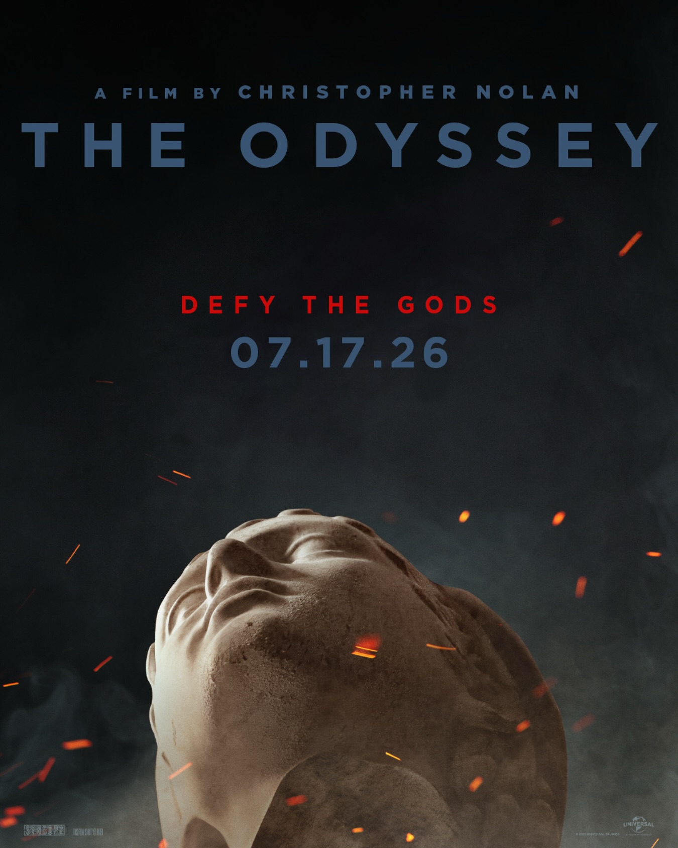 Christopher Nolan The Odyssey official poster