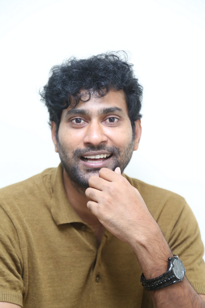 Thiruveer curly hairstyle portrait