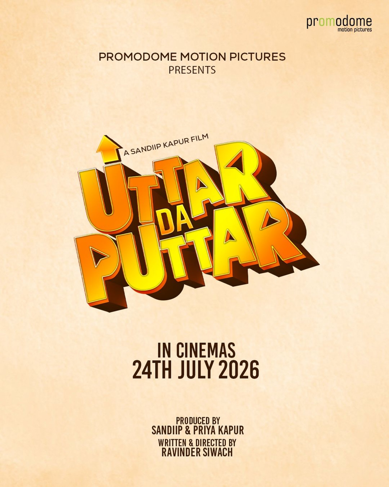 Uttar Da Puttar team official poster