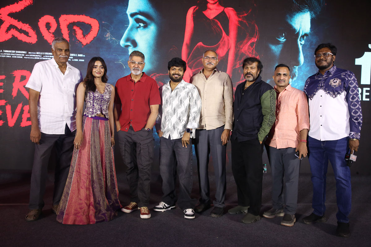 Vadala cast and crew posing together