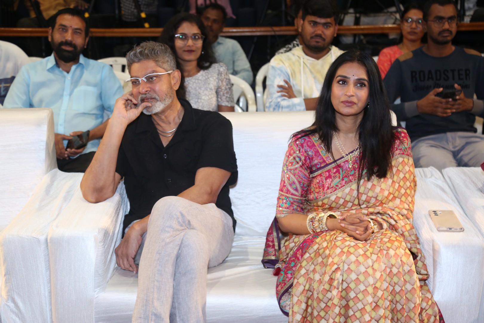 Jagapathi Babu and Laya at Vadala press meet
