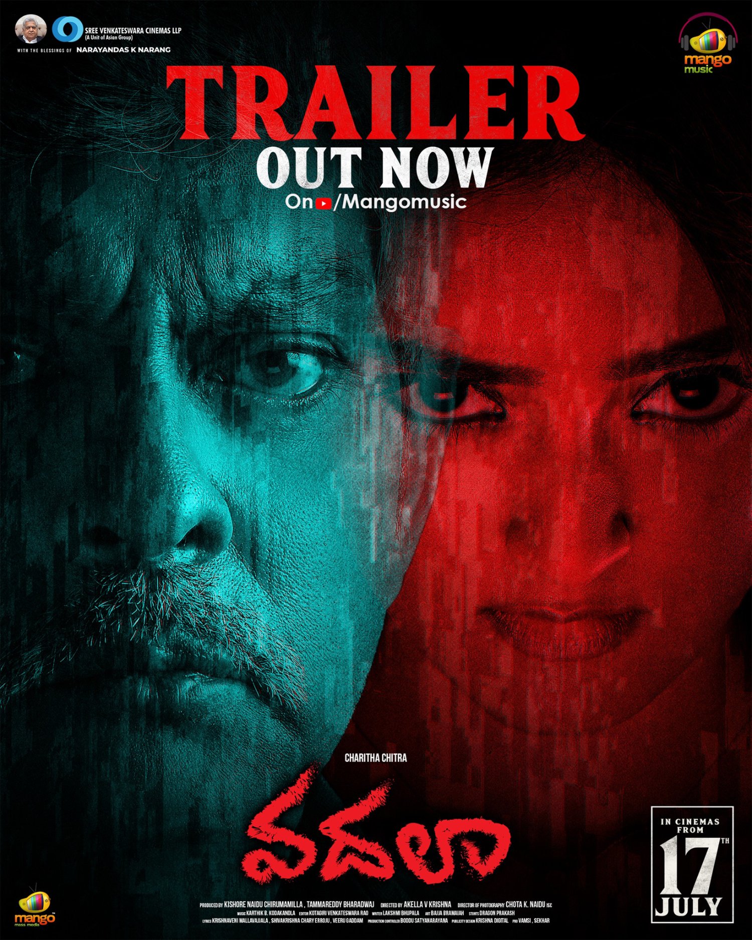 Official Vadala trailer release poster