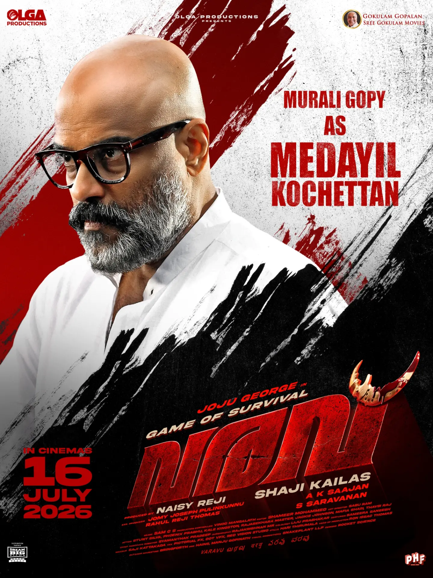Murali Gopy as Medayil Kochettan in Varavu