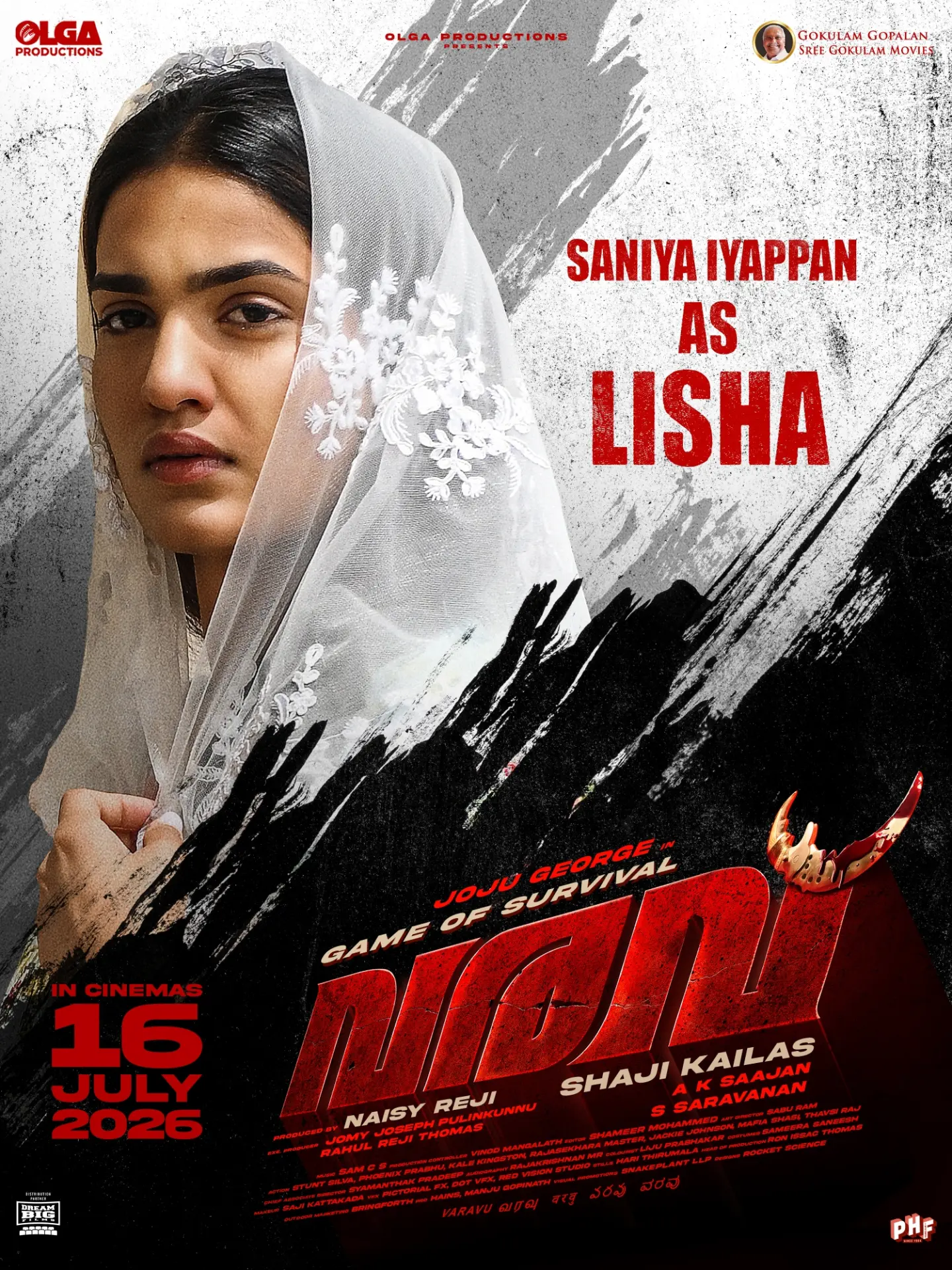 Saniya Iyyappan as Lisha in Varavu