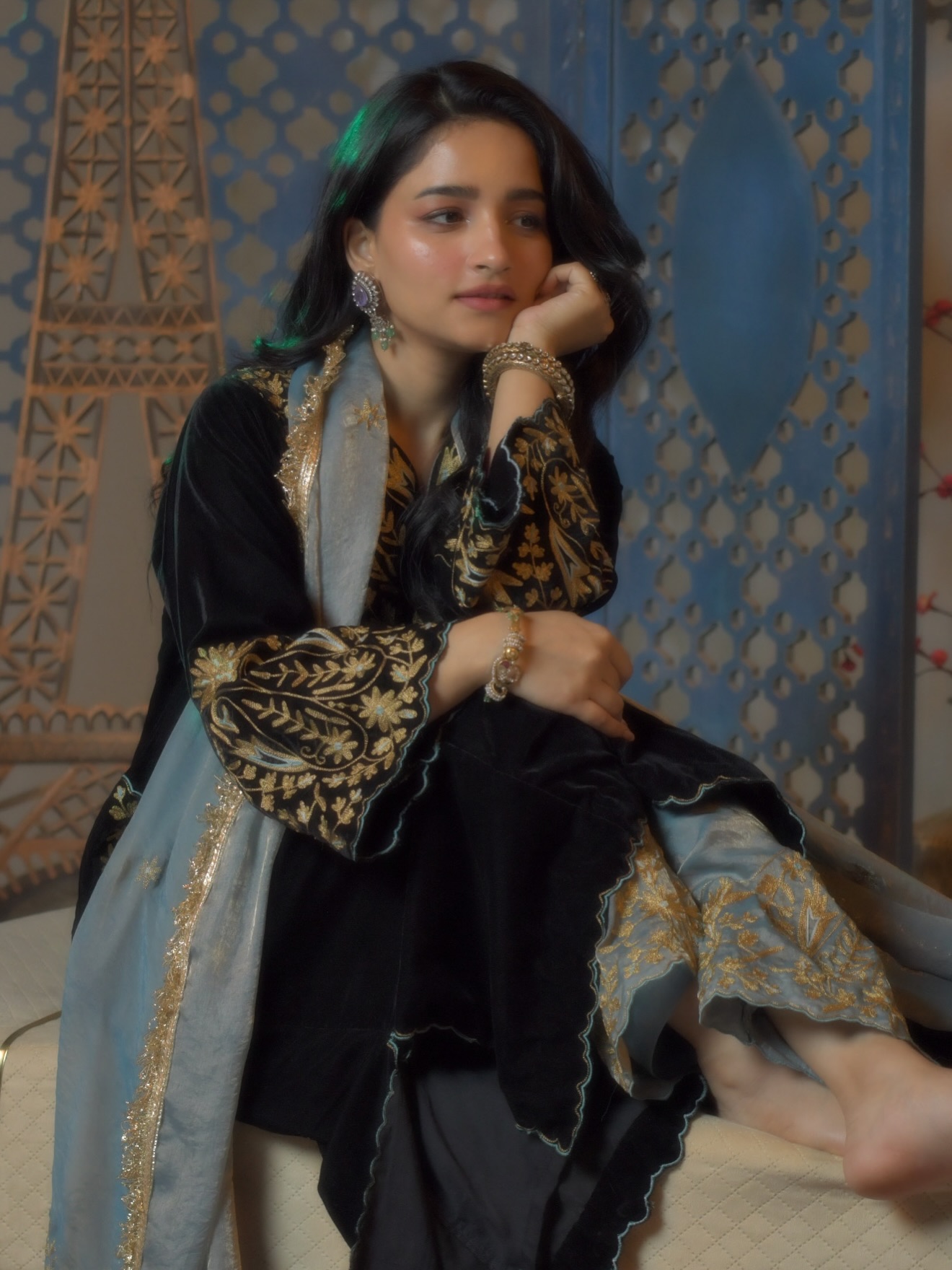 Vishakha Dhiman traditional elegant attire