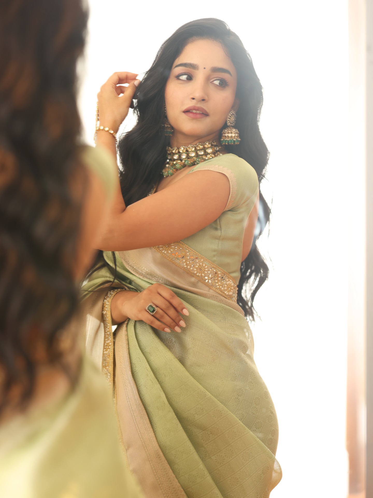Vishakha Dhiman elegant saree look