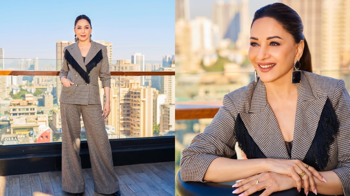 ವಯಸ್ಸಾದರೂ ಕಮ್ಮಿಯಾಗಿಲ್ಲ 'ಧಕ್ ಧಕ್' ಬೆಡಗಿಯ ಕ್ರೇಜ್: ಬಾಲಿವುಡ್ ಮೋಹಿನಿಯ ಲೇಟೆಸ್ಟ್ ಅವತಾರ ವೈರಲ್