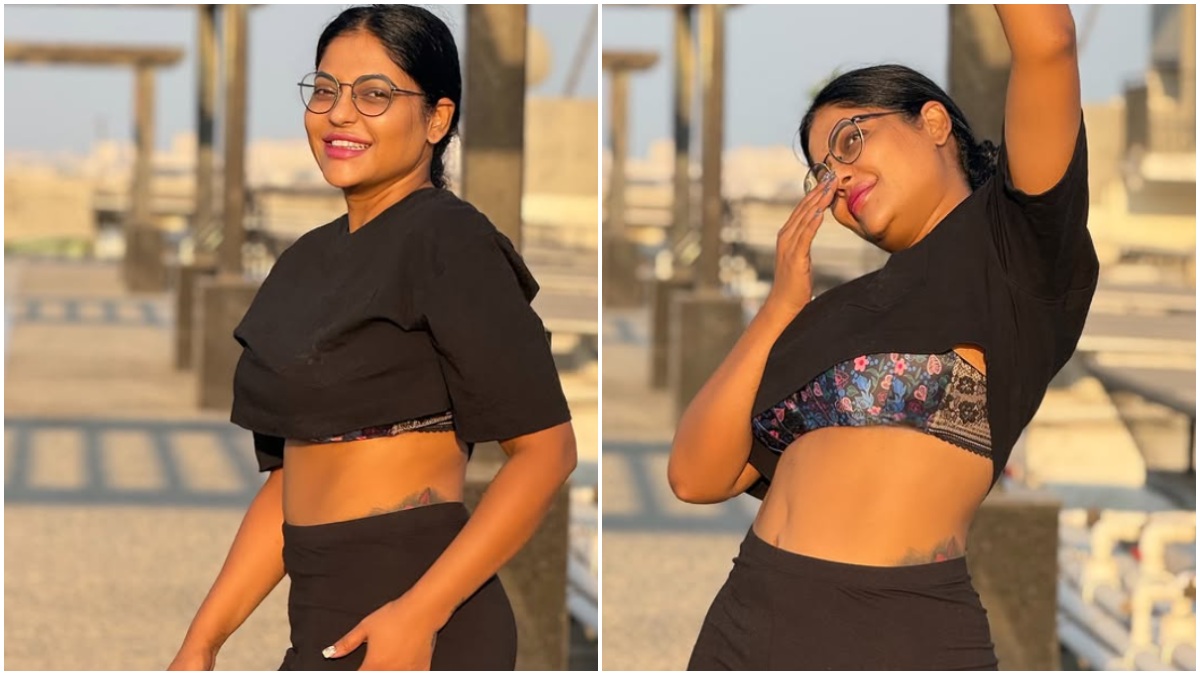  ரேஷு செல்லம் உனக்கு டயடே ஆகாதா? ரேஷ்மா பசுபுலேட்டி ஒர்க் அவுட் போட்டோஸ்!