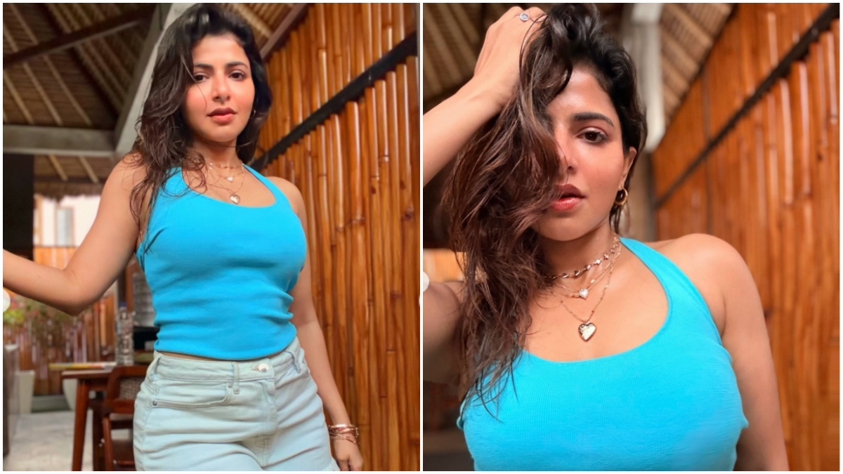 இவங்களை பார்த்துதான் வெயில் அதிகமாகுதா? ஐஸ்வர்யா மேனன் அழகிய போட்டோஸ்!