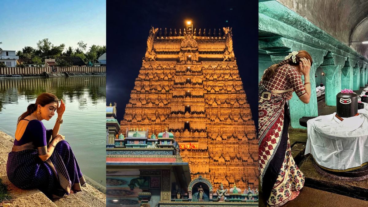 திருவண்ணாமலையில் ஆர்த்தி ரவி கிரிவலம்.. 4 மணி நேரத்தில் 14 கி.மீ., சிவபக்தை ஆகிட்டாரே!