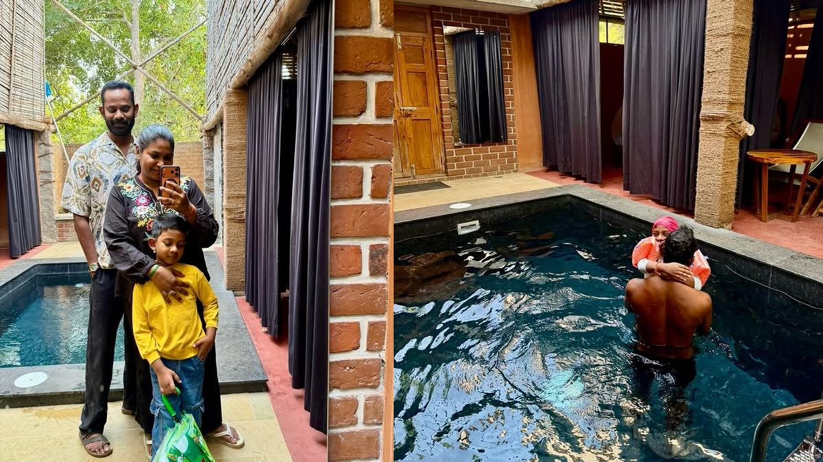 குடும்பத்துடன் பிரைவேட் ரெசார்ட்டில் மஜா பண்ண ரமேஷ் திலக்..  சில் பண்றாரு மனுஷன்!