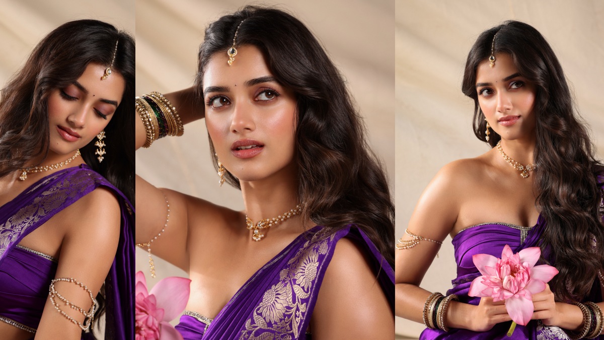 Bhagyashri Borse: இதுதான்டா டிரெடிஷ்னல் போட்டோ சூட்.. பாக்யஸ்ரீ போர்ஸேவின் லிமிடேட் கிளாமர் அன்லிமிடேட் ஹோம்லி