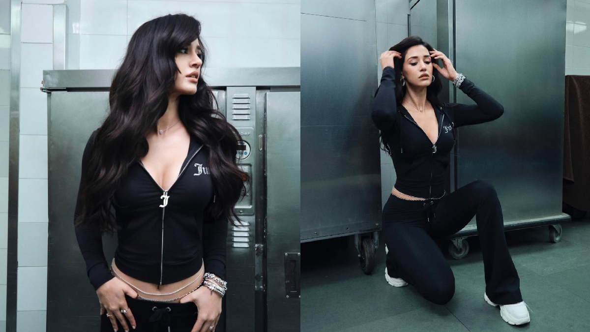 Disha Patani: முழுவதும் கருப்பு.. முட்டி போட்டு போஸ் கொடுத்த சூர்யா பட நடிகை.. அட இது நல்லா இருக்கே!