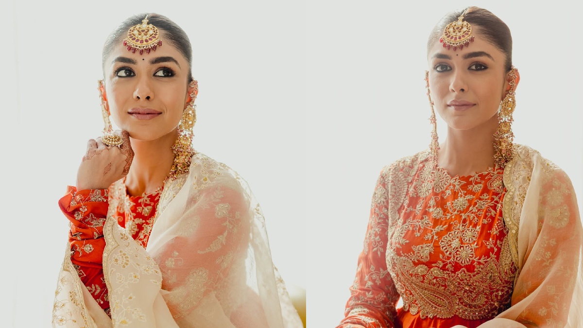 Mrunal Thakur: இளவரசி கணக்கா ஜொலிக்கும் மிருணாள் தாக்கூர்.. இன்னும் அந்த நூர்ஜகானாவே ஜொலிக்கறாங்களே!
